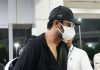 Prabhas latest photo with mask from airport